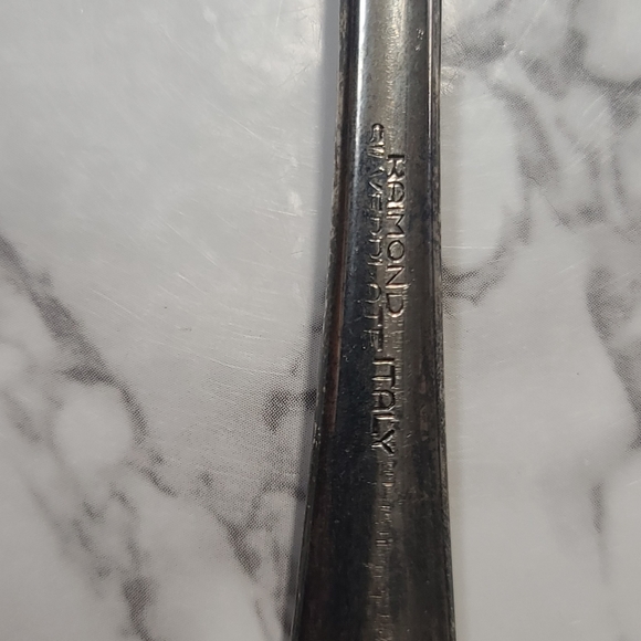 Vintage Raimond Italy Silverplate Salad Set Fork & Spoon Silver Plate MCM - Picture 6 of 6